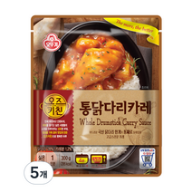 오뚜기 오즈키친 통닭다리카레, 300g, 5개