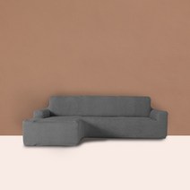 소파스킨스 글라무어 카우치형 왼쪽 짧은 팔 소파커버, 라이트그레이