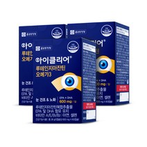 아이클리어 루테인 지아잔틴 오메가3 36g, 3개, 60정