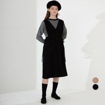 ELLE GIRL 여성용 레이어드 롱 원피스