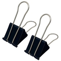 화신 더블클립 60mm 2pcs, 특대2호, 블랙