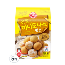 오뚜기 찹쌀 미니 도나스 믹스가루, 500g, 5개