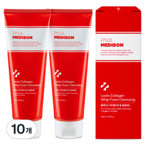 폴메디슨 락토콜라겐 휩 저자극 페이셜 폼클렌징, 10개, 155ml
