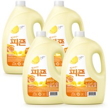 피죤 레귤러 섬유유연제 옐로미모사 본품, 4210ml, 4개