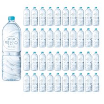 백산수 농심 무라벨, 2L, 48개