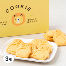 브로드카세 아몬드 펭귄 쿠키, 3개, 180g