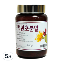동광한방몰 백년초 분말, 150g, 5개