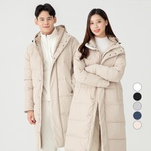 캐럿 남여공용 롱패딩 밴치 코트