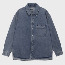 마인드브릿지 남성용 데님 아우터형 셔츠 MWWS2150