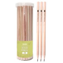 다다 네츄럴우드 심플연필 2B 30p, 1개