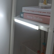 대한 부착식 벽면 공부방 LED 등 일자등 주방 거실 보조등 침대등, 주황빛, 아이보리빛, 하얀빛, 1개