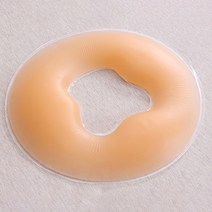 러빙랩 소프트 O자형 안면쿠션, 살구, 1개