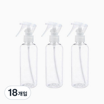 병도매닷컴 DT200 투명 건스프레이 용기, 투명캡, 18개입