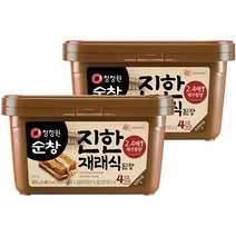 청정원 재래식 집된장 사각, 2개, 450g