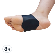 탑건강 아치 퍼펙트 발 건강 용품 블랙, 8개