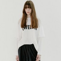 쥬시쥬디 여성용 J소매 레이어드 티셔츠 JVTS621F