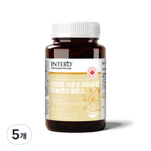 인테로 식물성 아마씨유 리놀렌산 90g, 90정, 5개, 90정