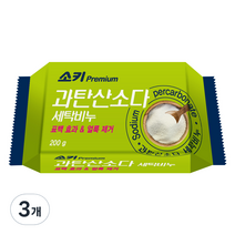 소키 무궁화 프리미엄 과탄산소다 세탁비누, 200g, 3개