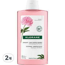 클로란 피오니 민감 두피 샴푸, 400ml, 2개