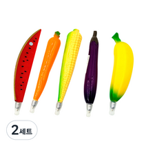 더오픈하우스 3D 냉장고 자석볼펜 5종 세트, 혼합색상, 2세트