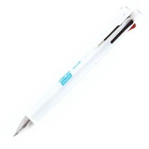 제브라 클립온멀티 다색펜 B4SA1, 아이보리, 1개