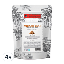바리스타퀸 토피넛 라떼 파우더, 1kg, 4개