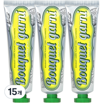 부케가르니 치석 케어 치약 레몬민트, 100g, 15개