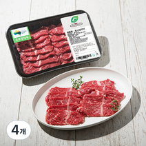 미트엔조이 호주산 곡물비육 소고기 토시살 구이용 (냉장), 300g, 4개