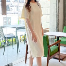 어나더디 투데이 코튼 반팔 원피스