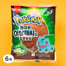 삼립 돌아온 이상해씨의 초코팡팡 빵, 80g, 6개