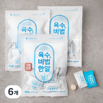 육수의 비법 한알 25개입, 100g, 6개