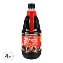 움트리 실장님 잘익은 회 간장, 1.9kg, 4개