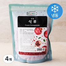 웰프레쉬 석류 (냉동), 500g, 4개
