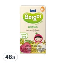 맘마밀요미요미 유기농 주스 125ml, 48개