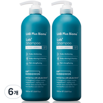 닥터방기원 랩플러스 바이옴 탈모샴푸 블루라벨, 6개, 1000ml