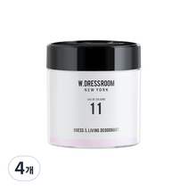더블유드레스룸 디퓨저탈취제 NO 11 화이트솝, 110g, 4개