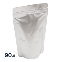 봄91 지퍼스탠드 양면 은박 지퍼백 중, 90개