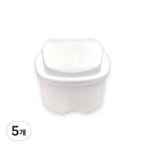 틀니보관함 화이트 대, 1개입, 5개