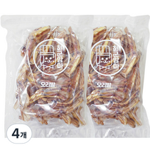 천군맘마 강아지 오리발 수제간식 500g, 4개