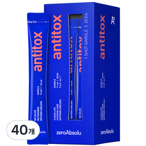 안티톡스 제로앱솔루 가글, 11ml, 40개