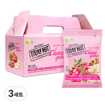 투데이넛 너트한줌 치즈퀴노아 견과 30개입, 600g, 3세트