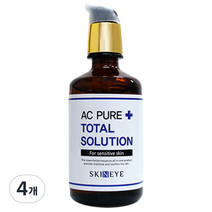 스킨아이 AC 퓨어 토탈 솔루션 스킨케어, 100ml, 4개