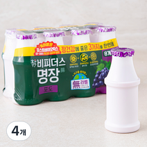 소와나무 비피더스 명장 포도 요구르트 8입, 1000ml, 4개