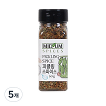 피클링 스파이스 오이피클 향신료, 60g, 5개