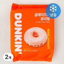던킨도너츠 글레이즈드 츄이링 도넛츠 4p (냉동), 192g, 2개