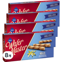 타임 웨이퍼 마스터 롤 바닐라크림, 65g, 8개