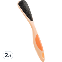 힐리오 부드러운 양면 발각질제거기 오렌지, 1개입, 2개