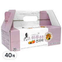 두레촌 강봉석 명인조청 하루든든 견과바, 25g, 40개