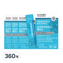 인테로 프리바이오틱스 FOS 프락토올리고당, 5.5g, 360개