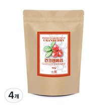 견과공장 건크랜베리, 500g, 4개